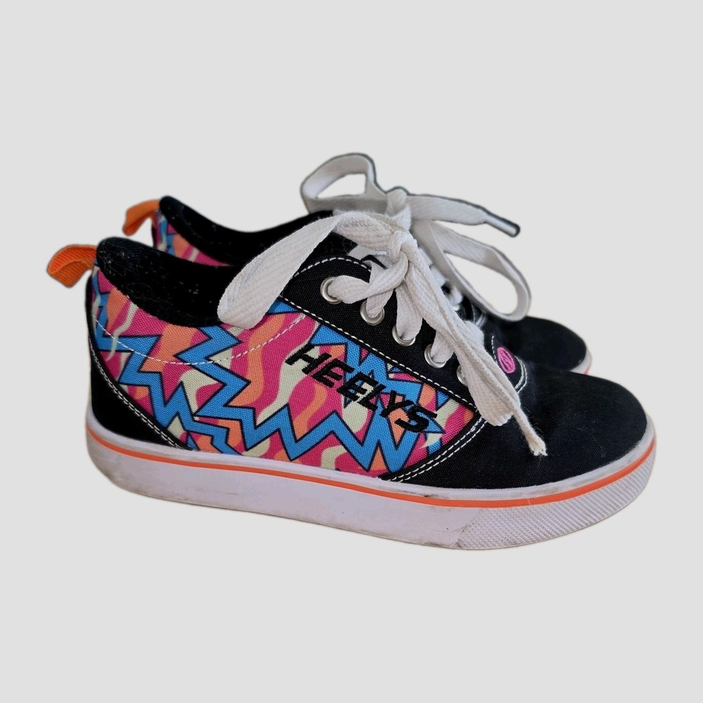 Heelys Pro 20 Wheeled Youth 2 Geometric Black Orange Blue‎ Pink Shoe